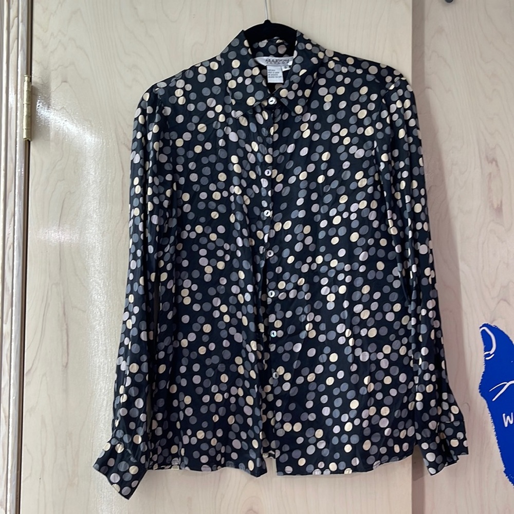 Allison Taylor Silk Blouse Y2K